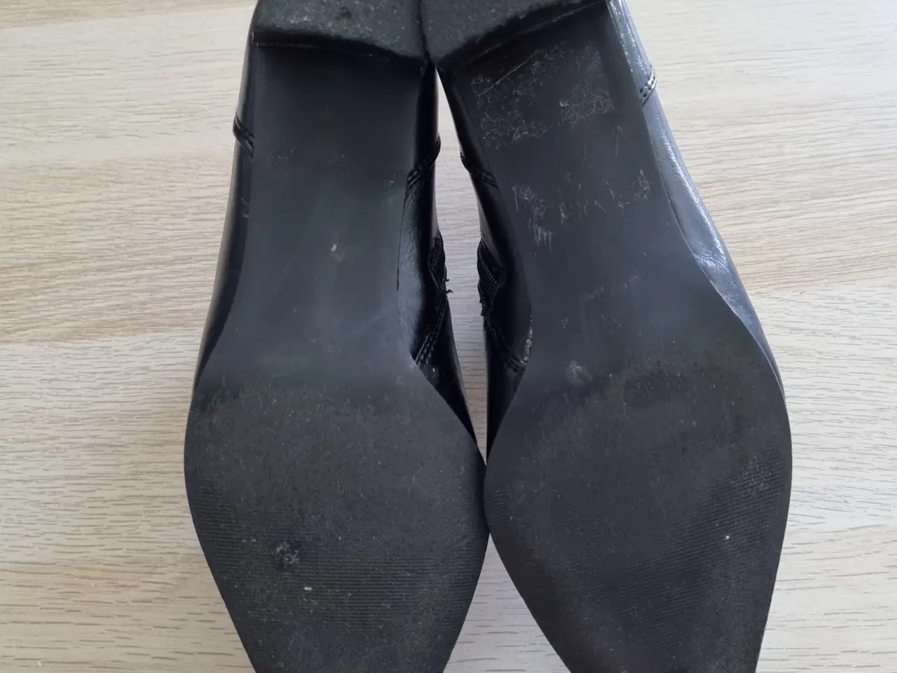 Billede 6 -  Afis Fashion-Style Støvletter I sort læder 