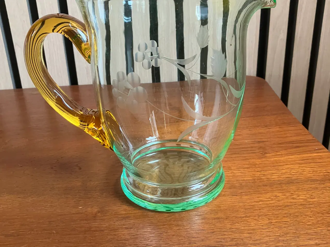 Billede 4 - Kande fra Kastrup i Art Deco stil kande i uranglas