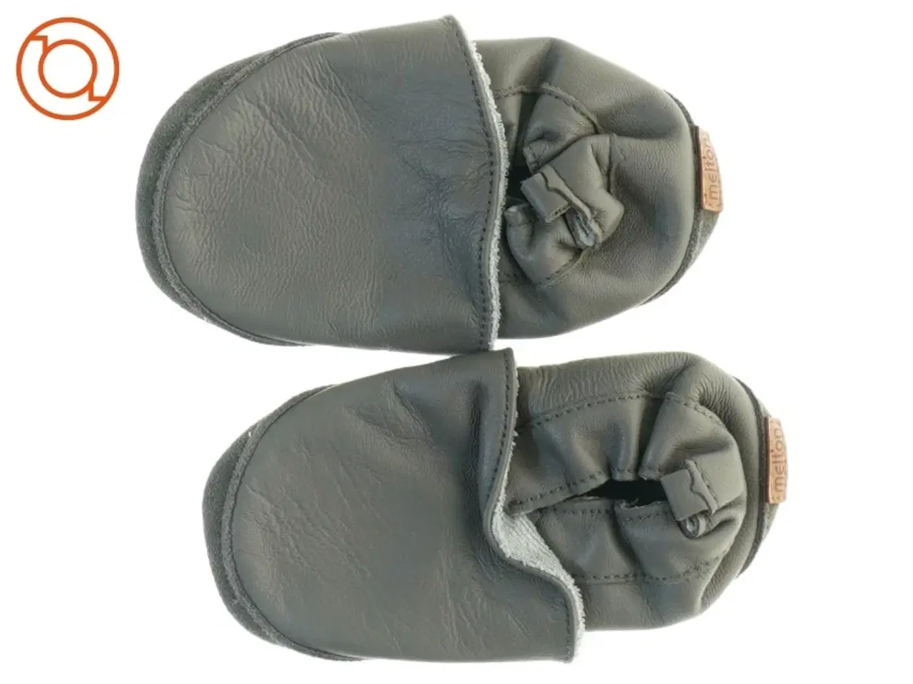 Billede 1 - Sorte Melton luffesko fra Melton (str. 36 til 48 m)