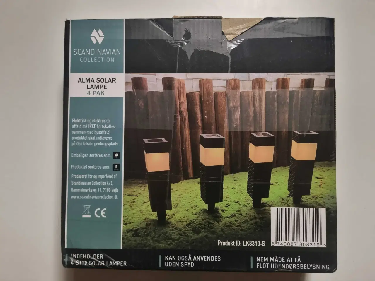 Billede 2 - 4 stk. Solar lamper (Nye)