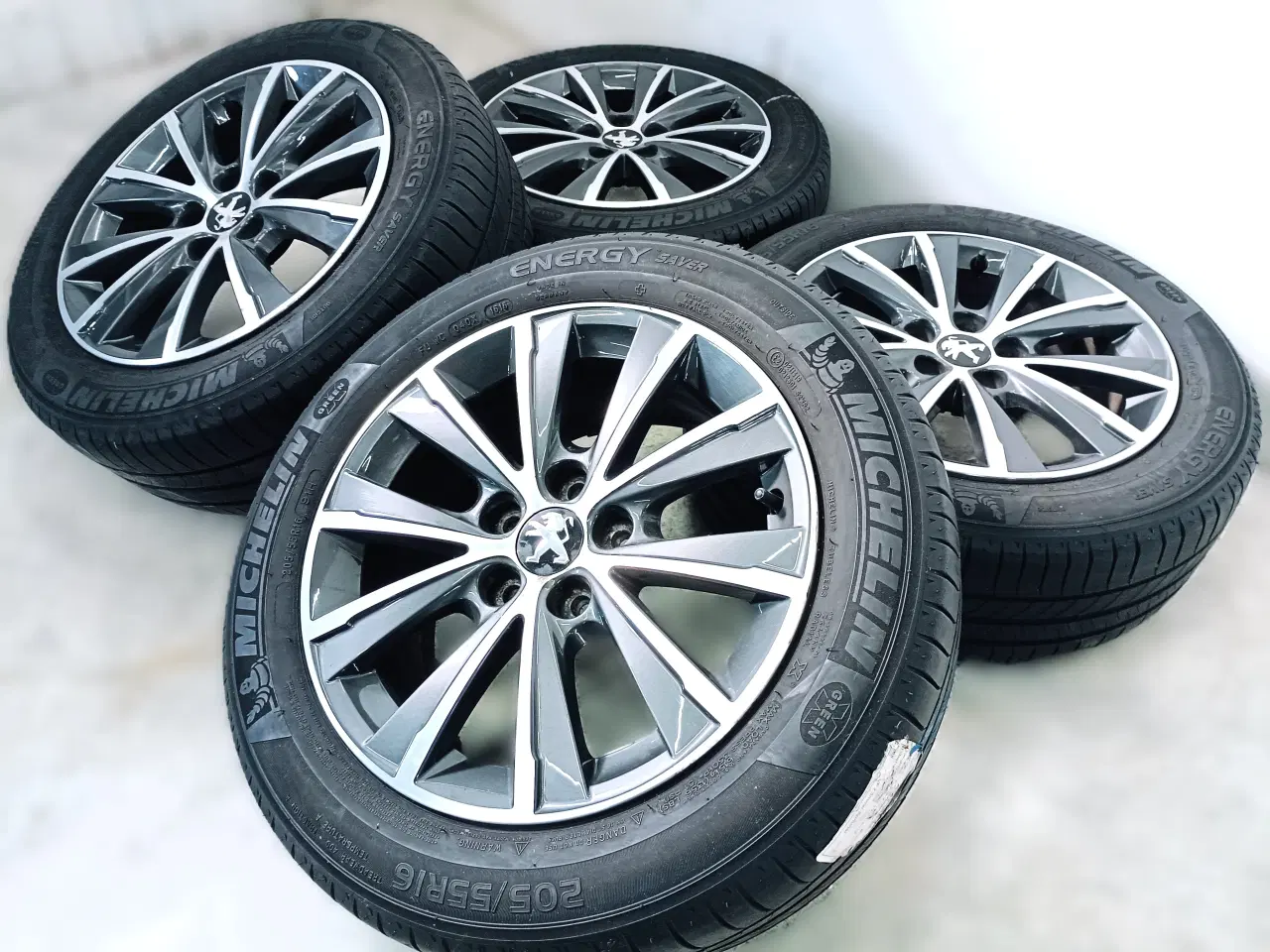 Billede 2 - 5x108 16" ET44 nav 65,1ø Citroen/Peugeot sommersæt
