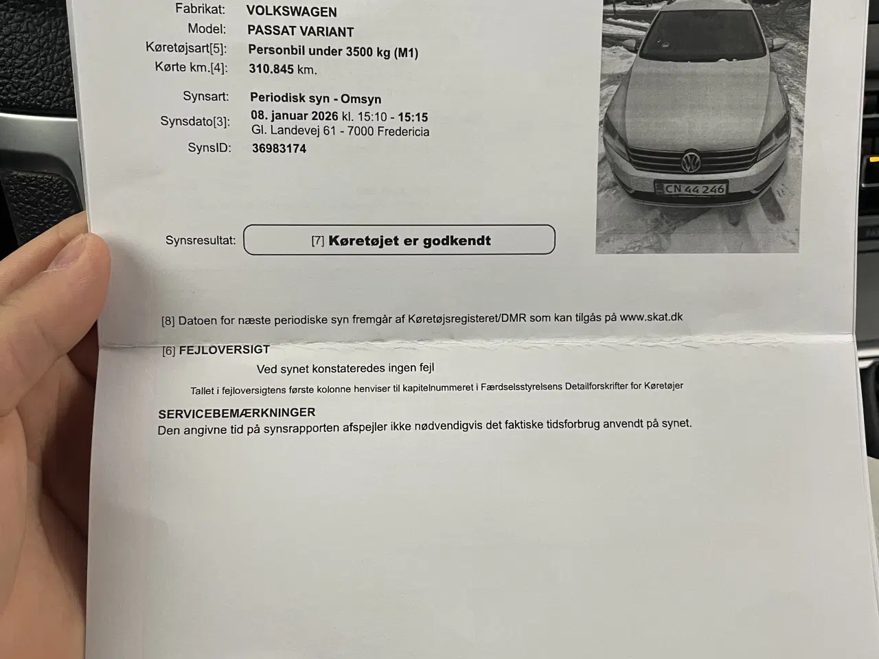 Billede 4 - Flot Nysynet wv passat 1.6tdi bluemotion