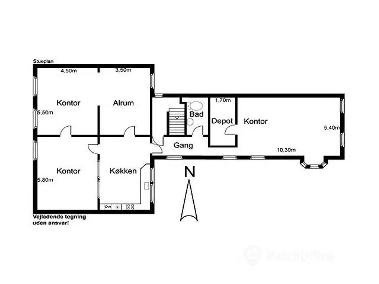 Billede 7 - Kontorlejemål / klinik / liberalt erhverv i Møllergade