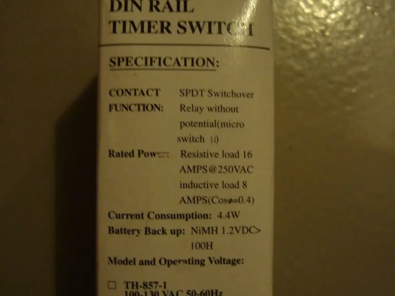 Billede 2 - Digitalt kontakt døgn/uge ur.