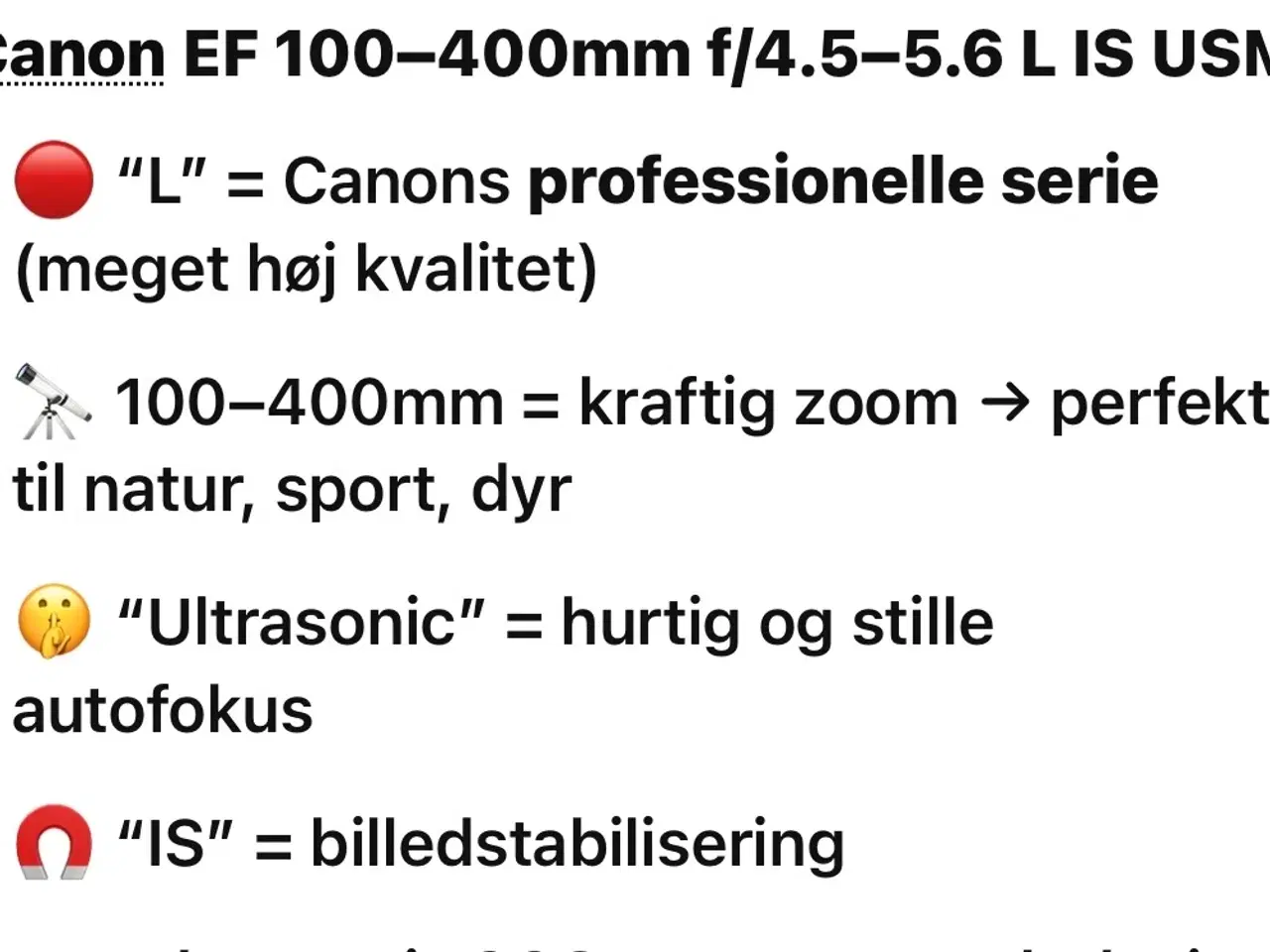 Billede 3 - Ultrasonic linsePro teleobjektiv canon