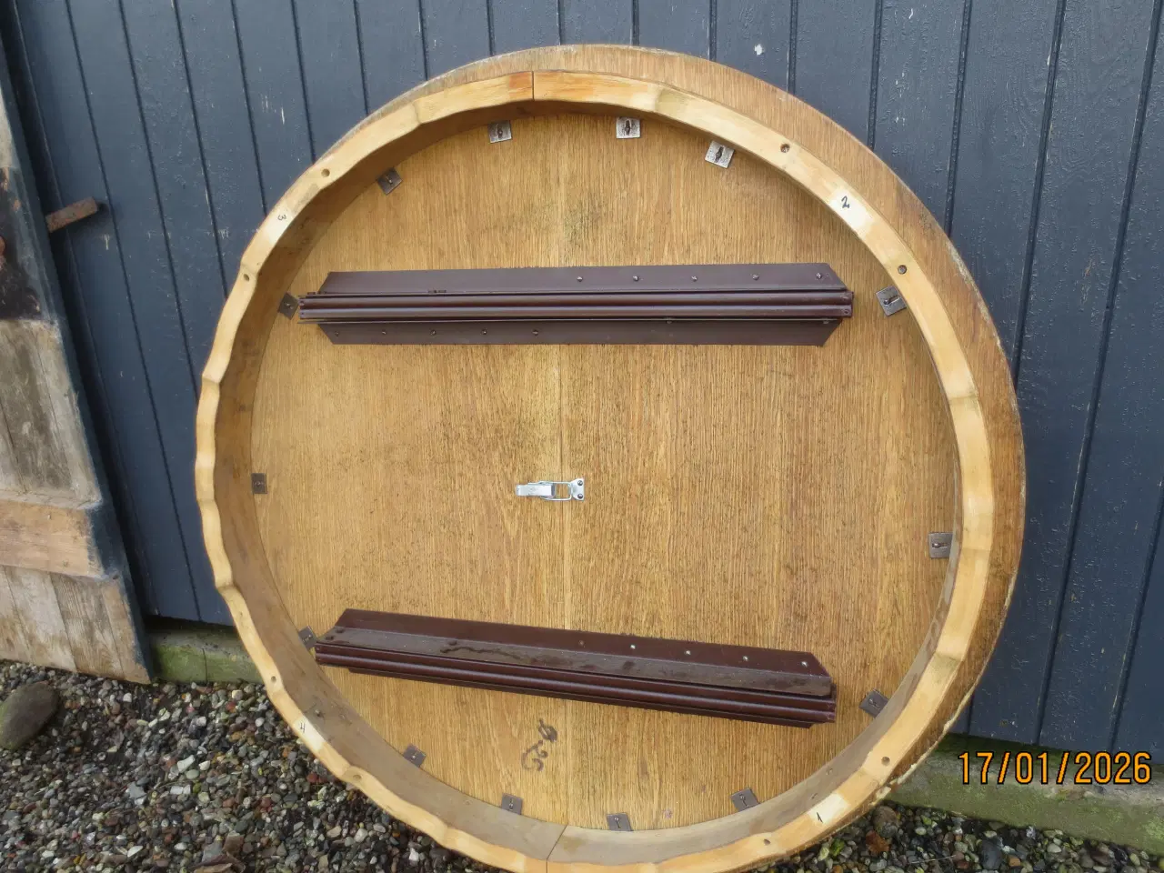 Billede 4 - 1 stk Rund Rosengaard Egetræs Bord med 2 plader