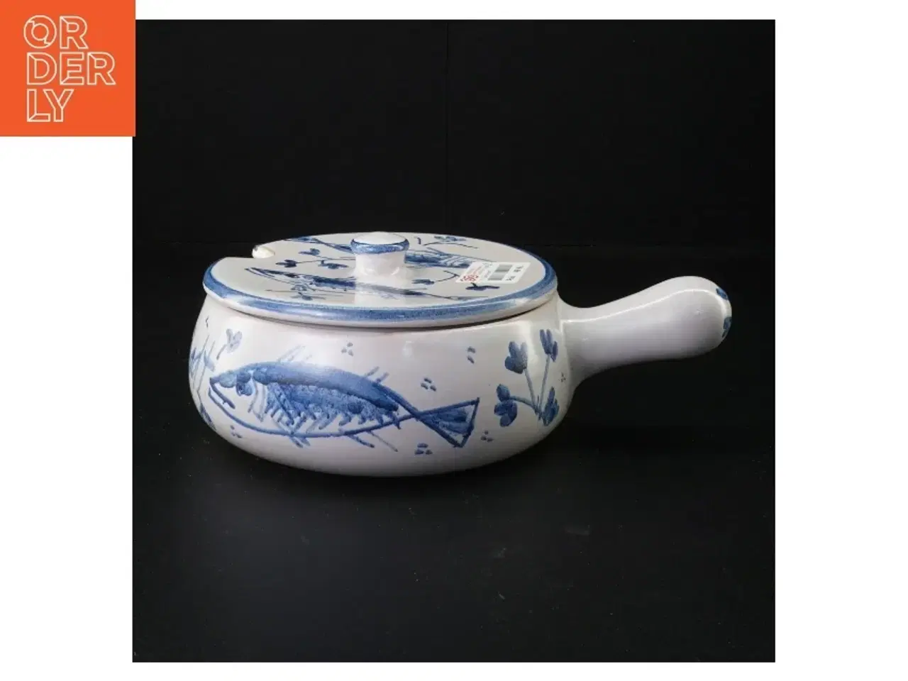 Billede 1 - Fiske skål med låg (str. 22 x 18 cm)