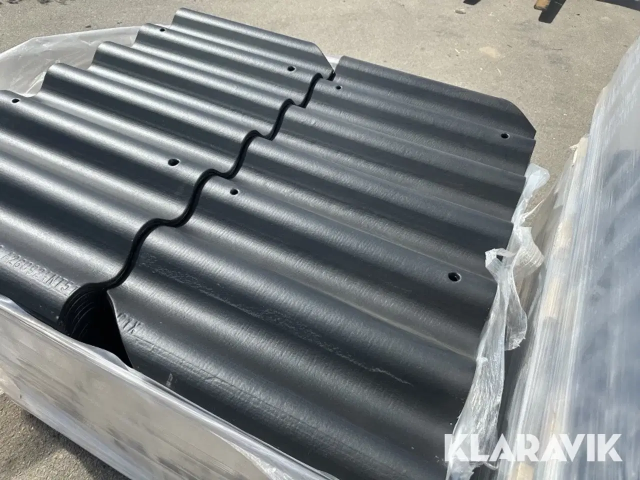 Billede 12 - Bølgeplade Euronit 702 HJ/HU Sort - 450 styks