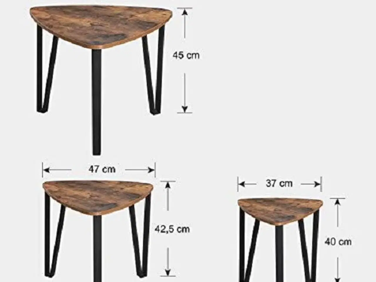 Billede 1 - inskudsborde / sidebord / sofaborde