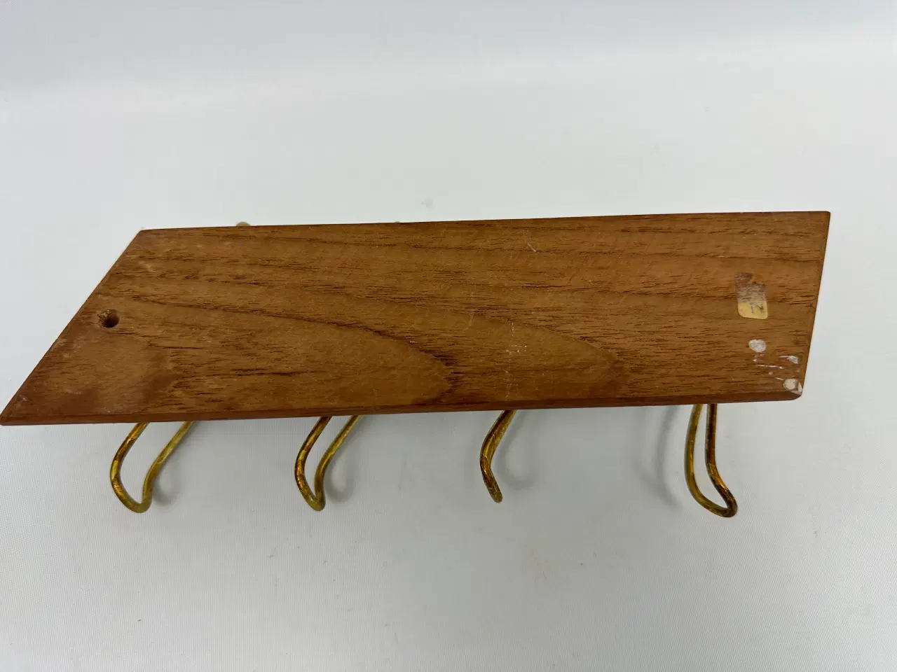 Billede 8 - Retro pibeholder i teak / messing