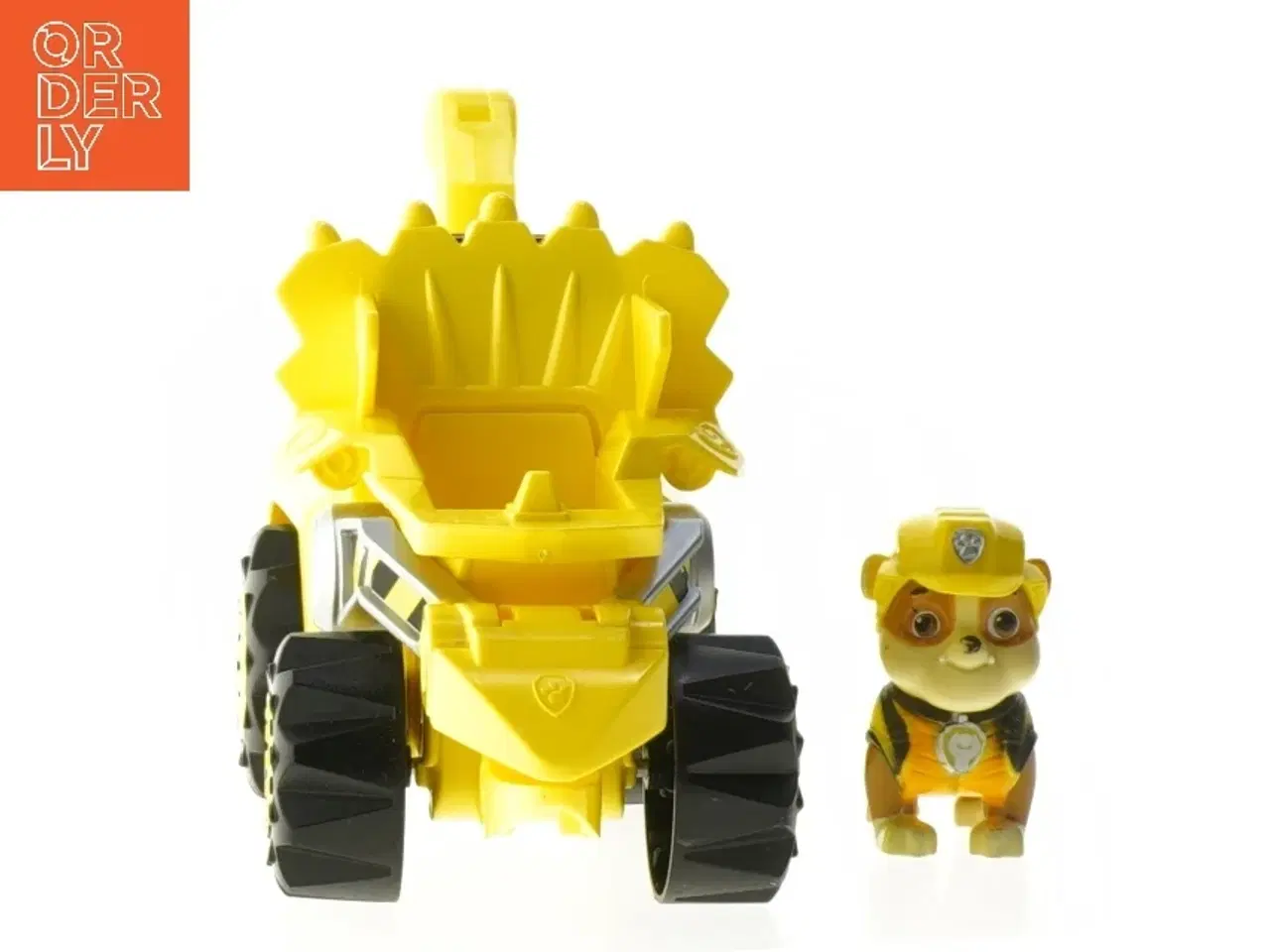 Billede 2 - Gult legetøjs-køretøj med figur fra Paw Patrol (str. 13x20x8 cm)