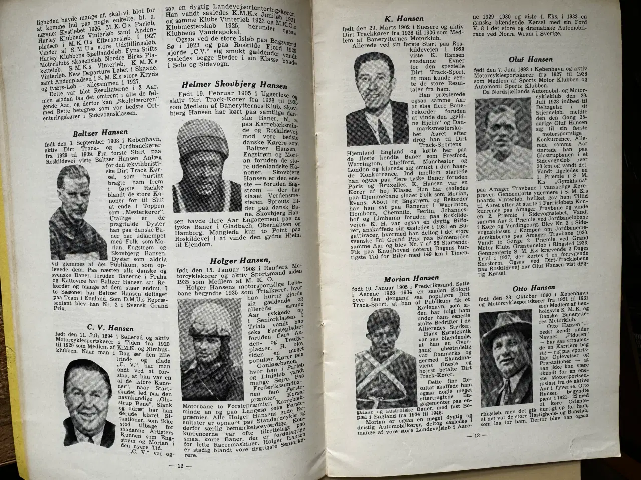 Billede 2 - MOTORSPORTENS kendte ansigter 1920 * 1945