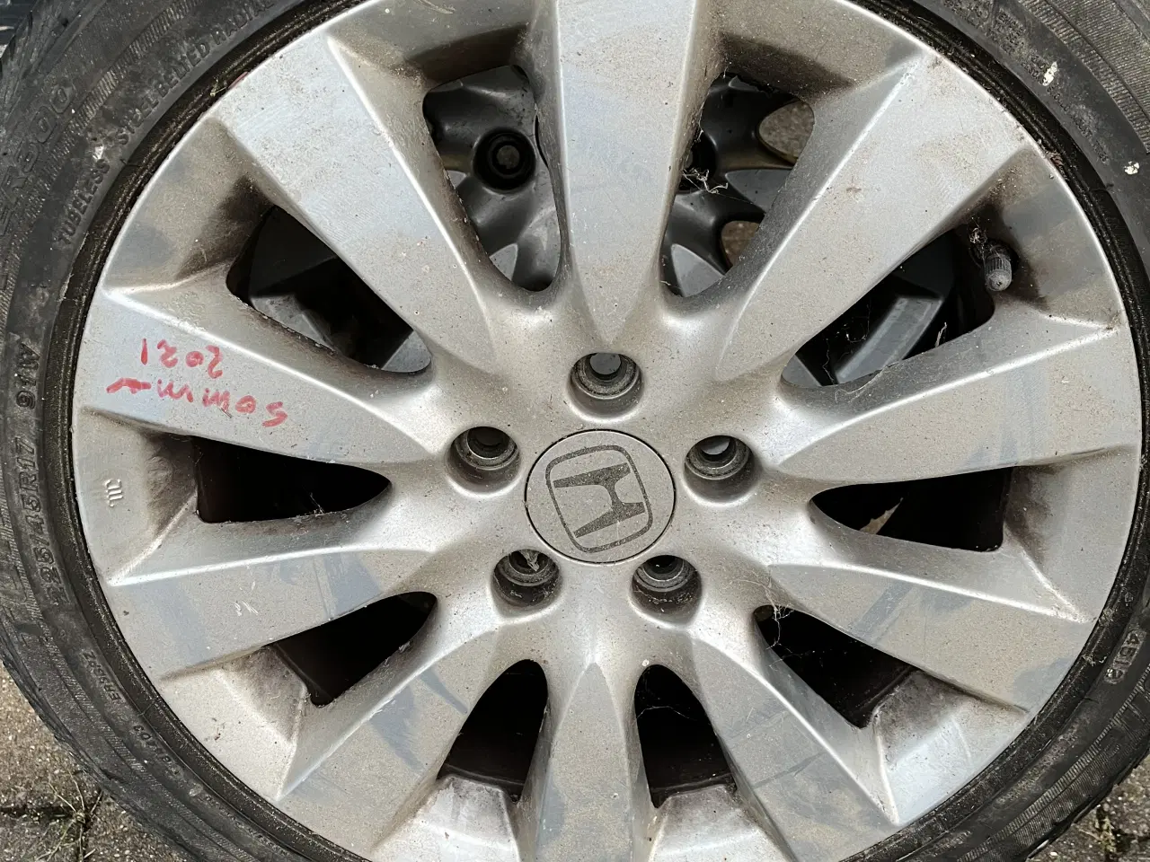 Billede 1 - Originale alufælge til Honda Civic