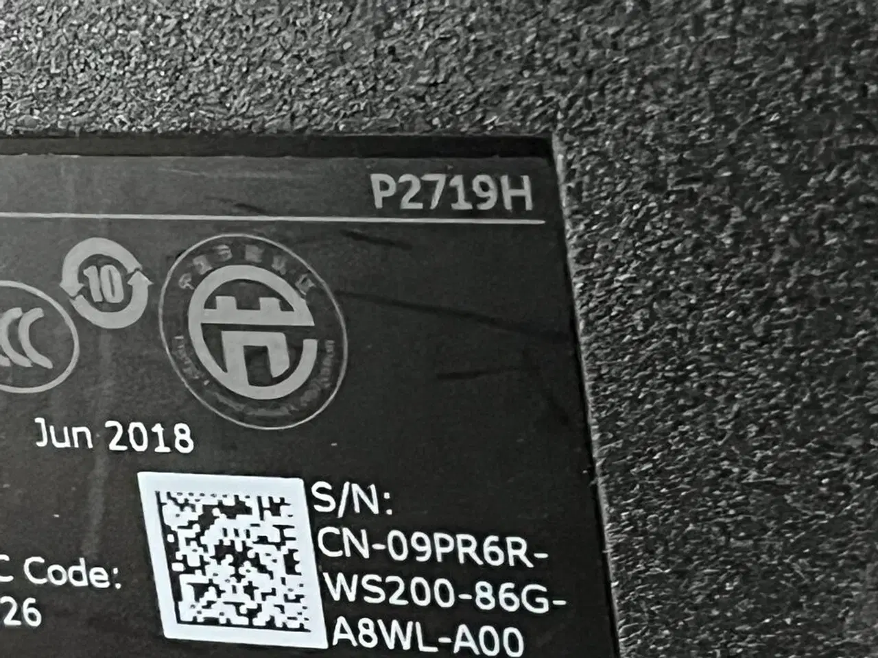 Billede 10 - 2 stk. PC Skærm 27" DELL, 24" HP  + 1 tastatur