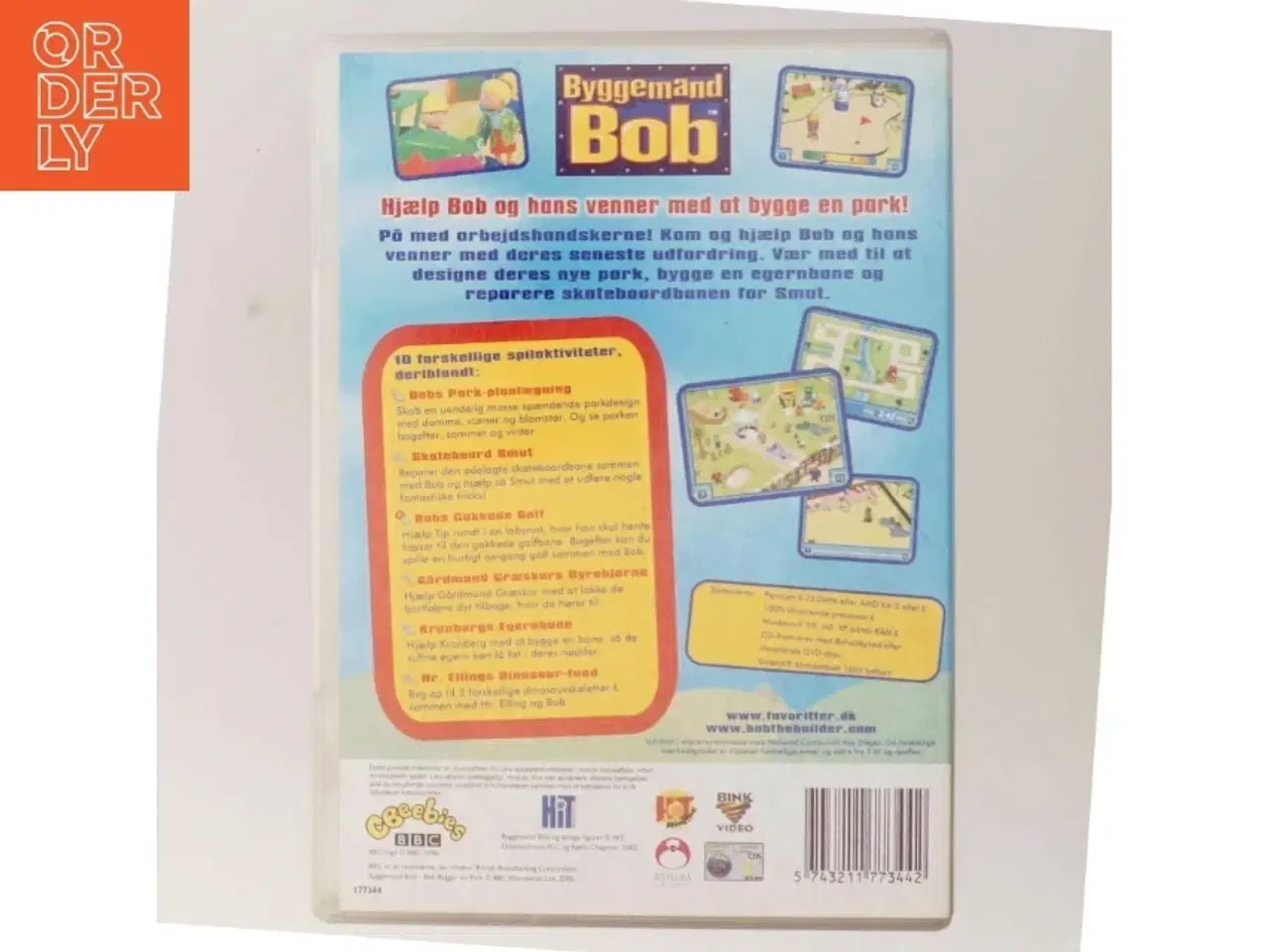 Billede 3 - Børnecomputerspil 'Byggemand Bob - Bob Bygger en Park' fra BBC