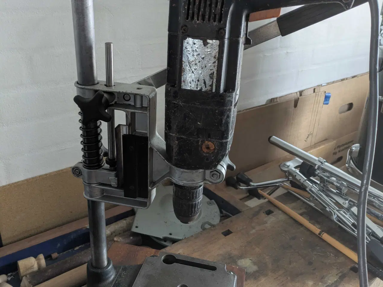 Billede 2 - AEG borestander med maskine