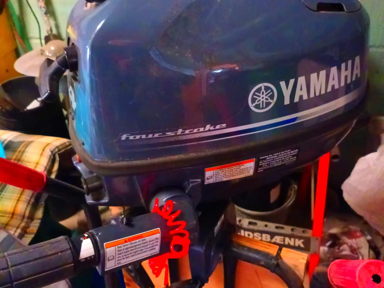 Billede 1 - yamaha 4 hk, 4 takt næsten nykort ben