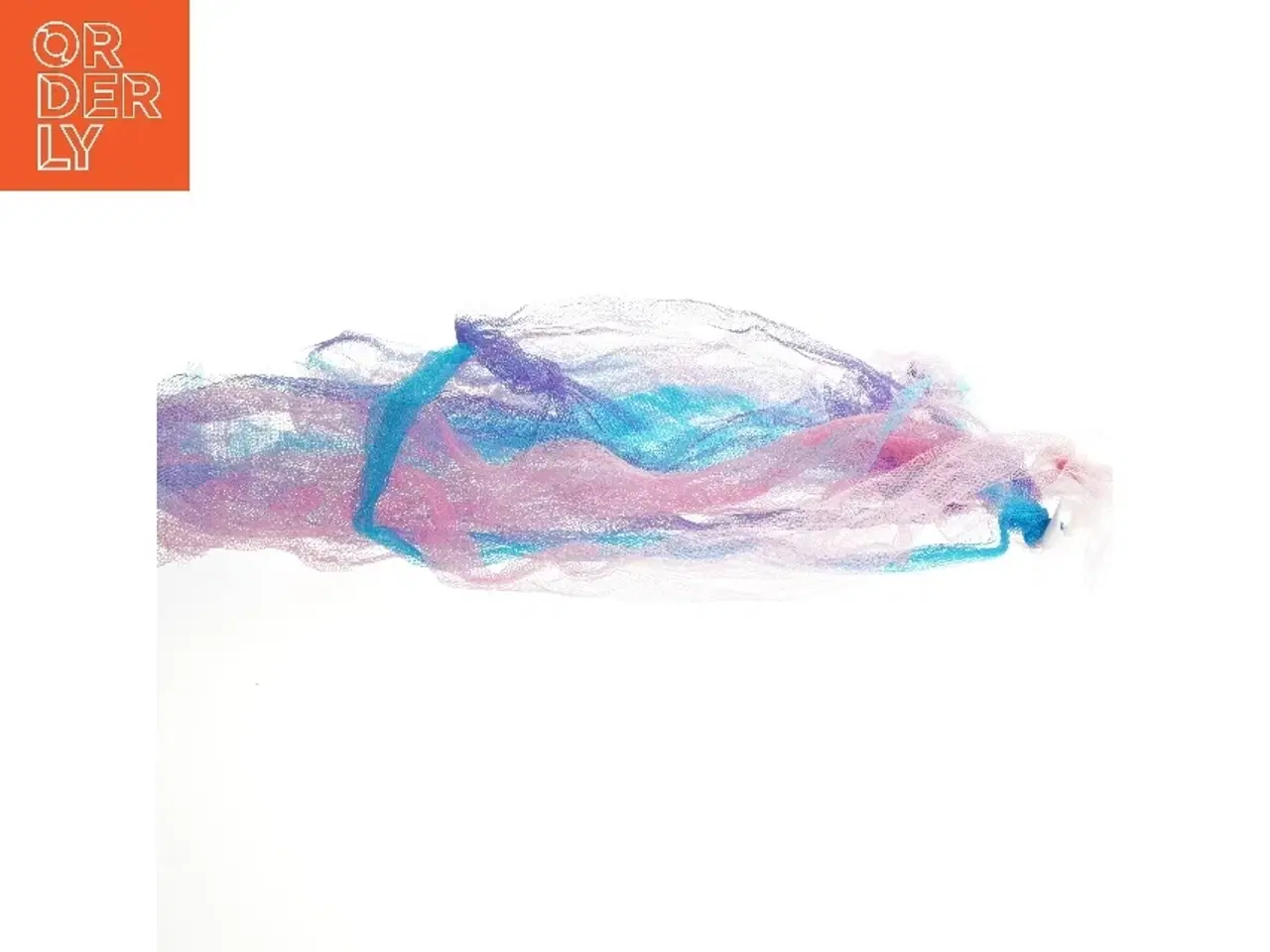 Billede 2 - Let net og stof i flere farver (str. Ø 30 cm)