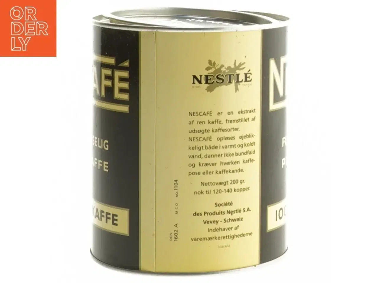 Billede 2 - Vintage Nescafé kaffedåse fra Nescafé (str. Ø 10 cm Længde 12 cm)