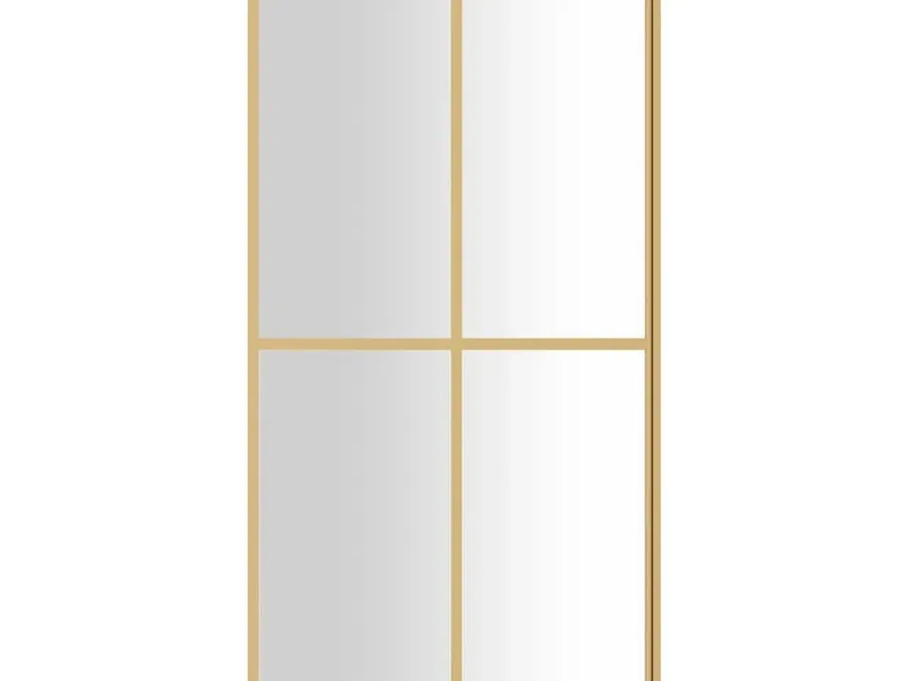 Billede 3 - Brusevæg 90x195 cm klart sikkerhedsglas guldfarvet