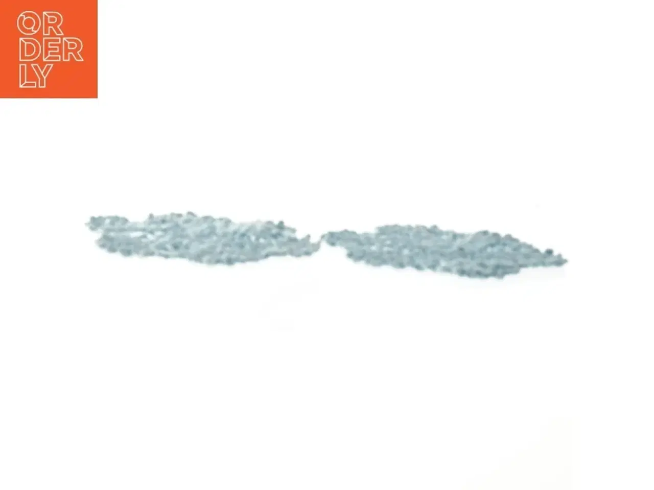 Billede 3 - Hæklede lysblå dækkeservietter (str. Ø 14 cm)