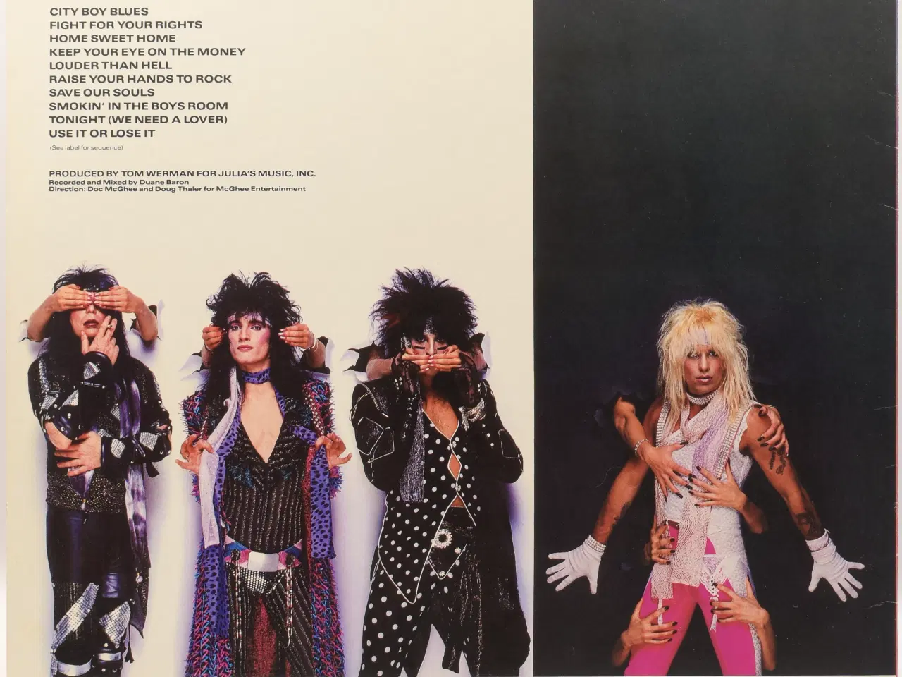 Billede 2 - Mötley Crüe - Theatre of Pain - JAPAN 1985 (EX/EX)
