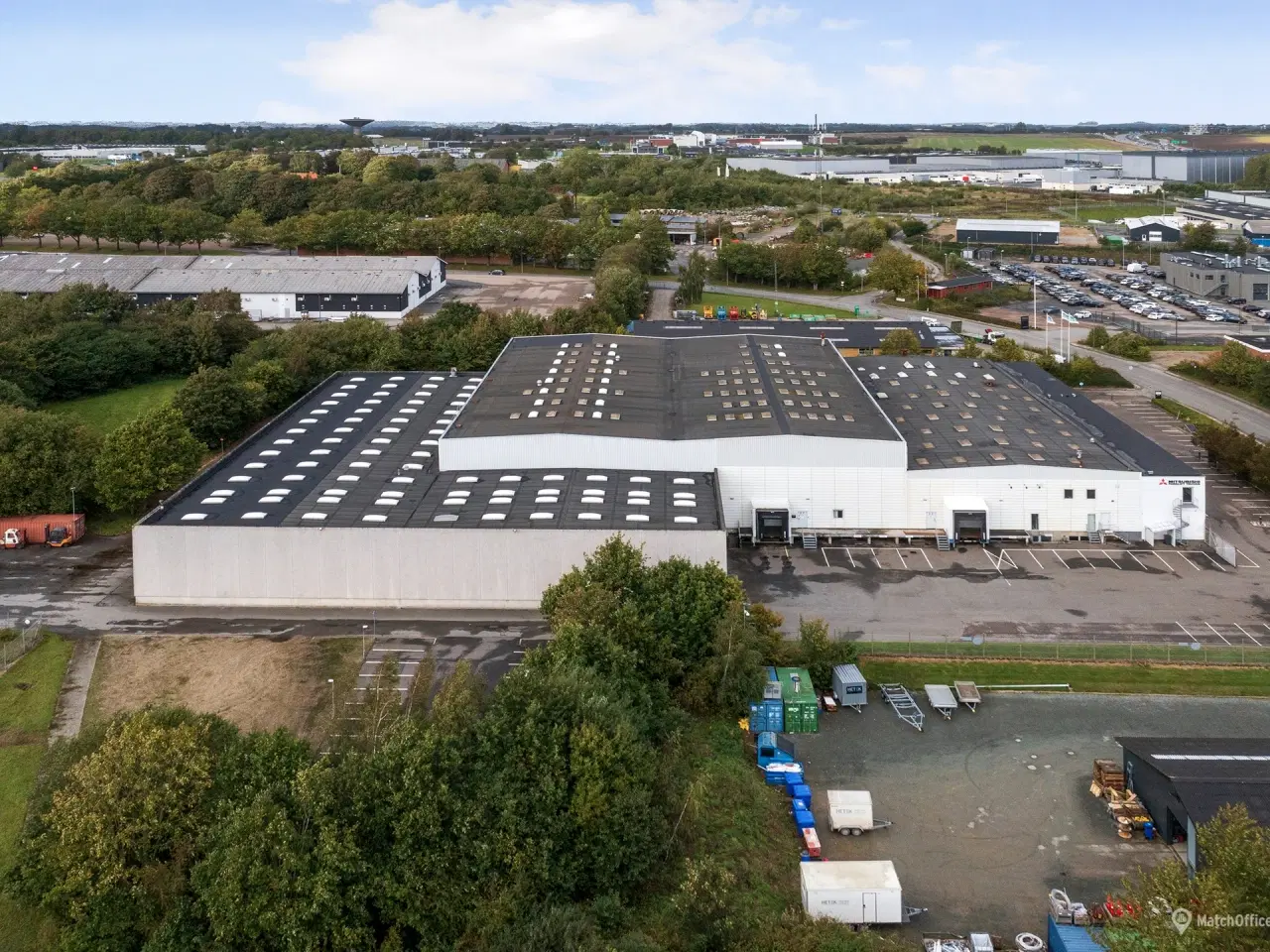 Billede 1 - Velbeliggende lager- og produktionsarealer med kontor på i alt 6.888 m²