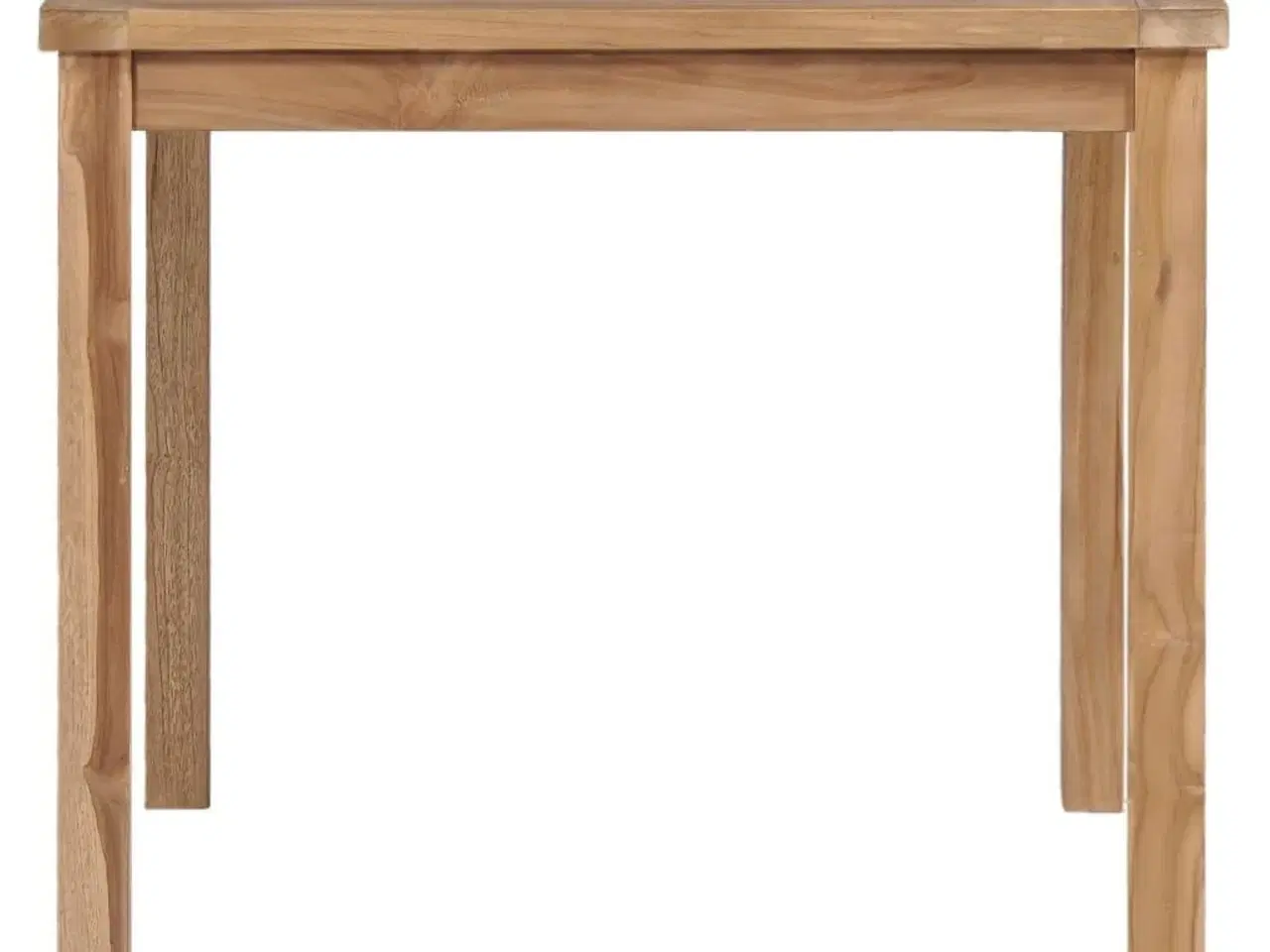 Billede 2 - Havebord 80x80x77 cm massivt teaktræ