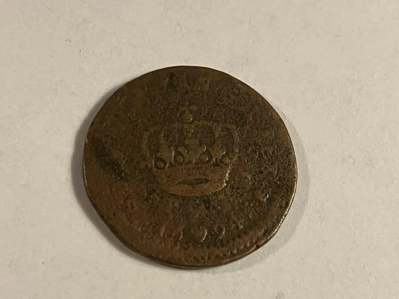 Billede 1 - 1/2 skilling 1694 Denmark