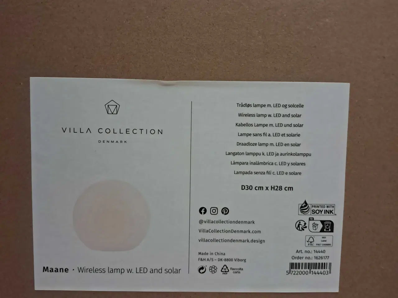 Billede 6 - Have LED lamper, Maane og  2 stk. (Sæt)