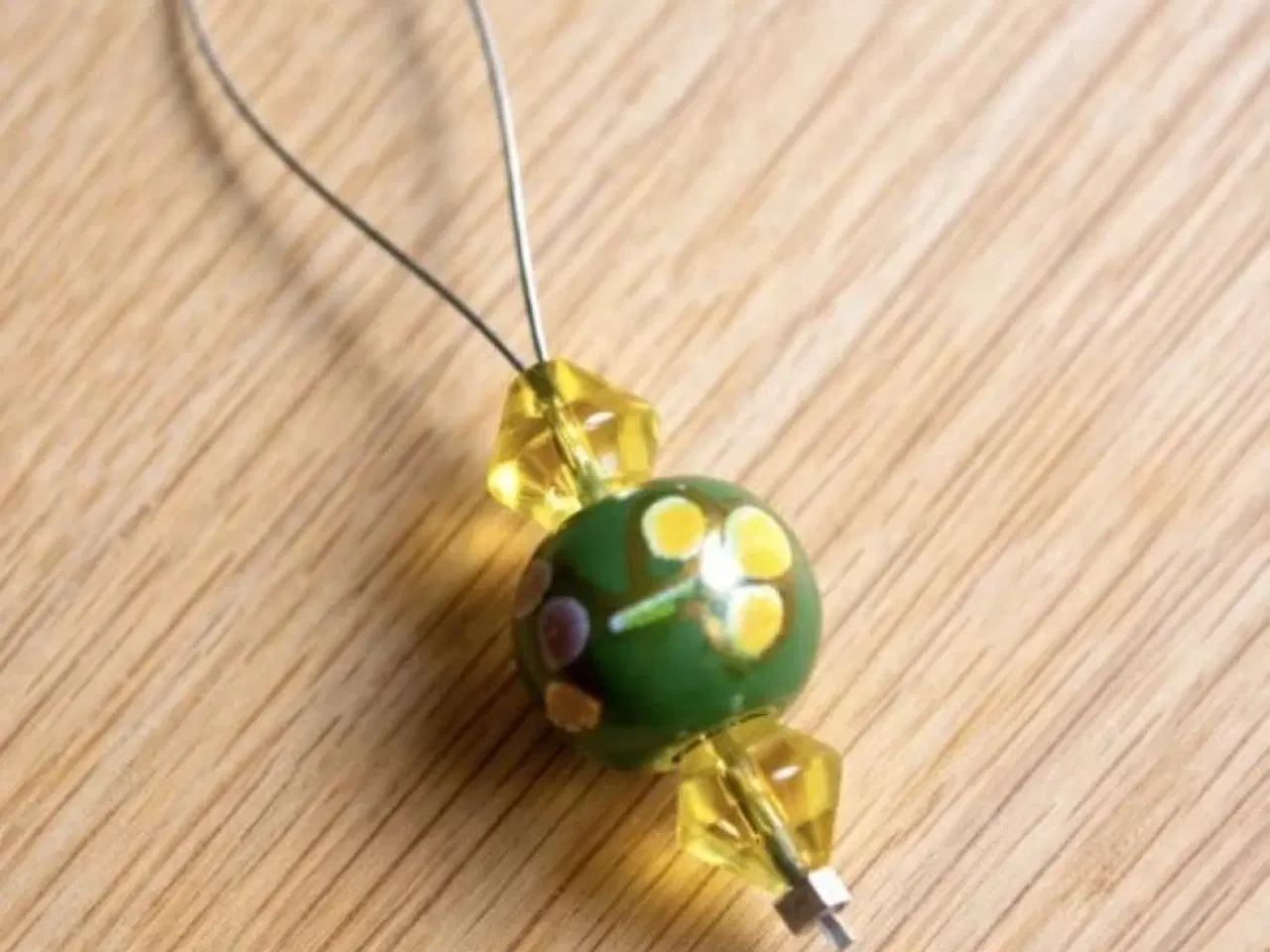 Billede 4 - 7 maskemarkører - luksus med keramik-perler