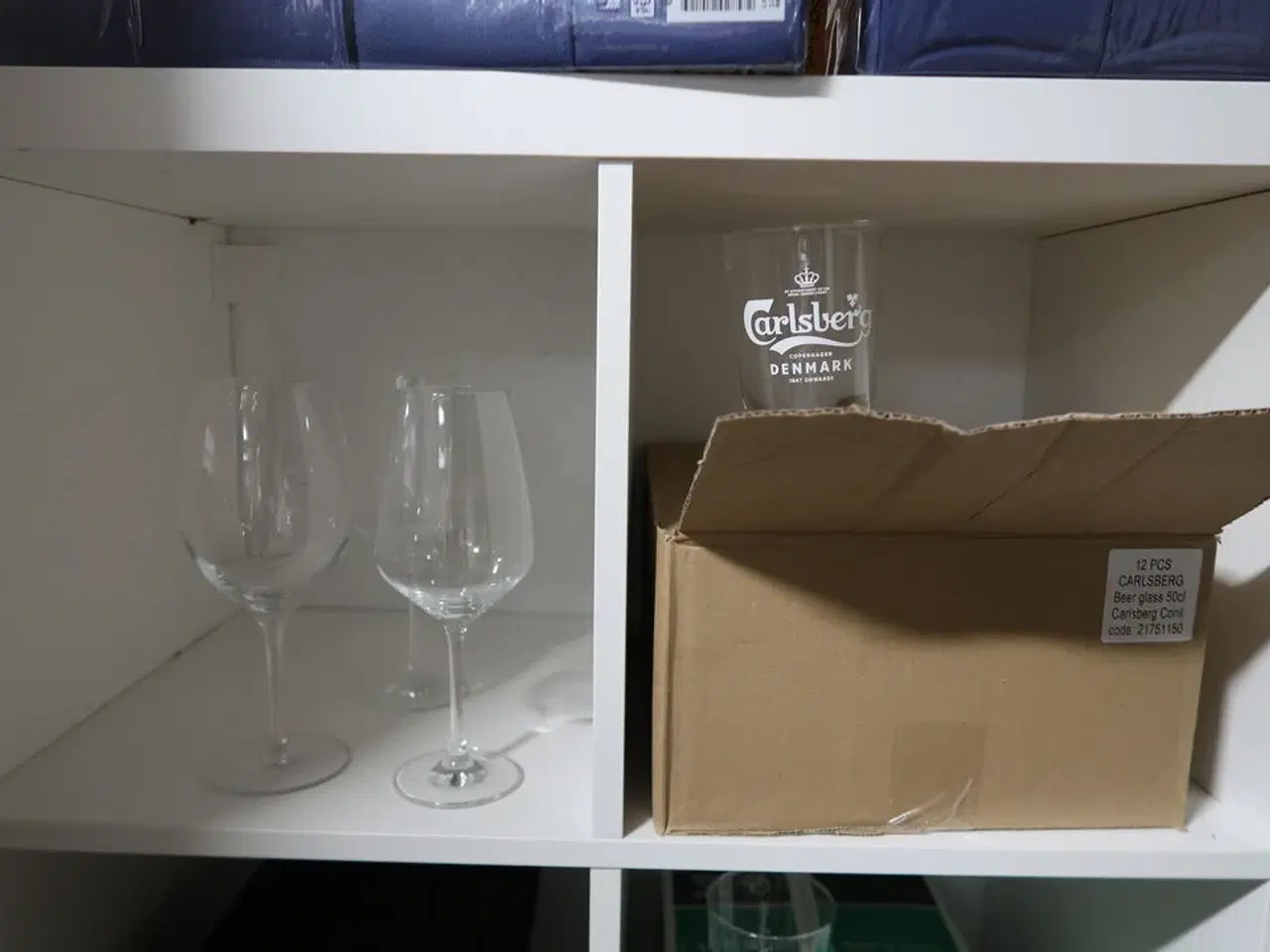 Billede 3 - Parti servietter, glas mm.