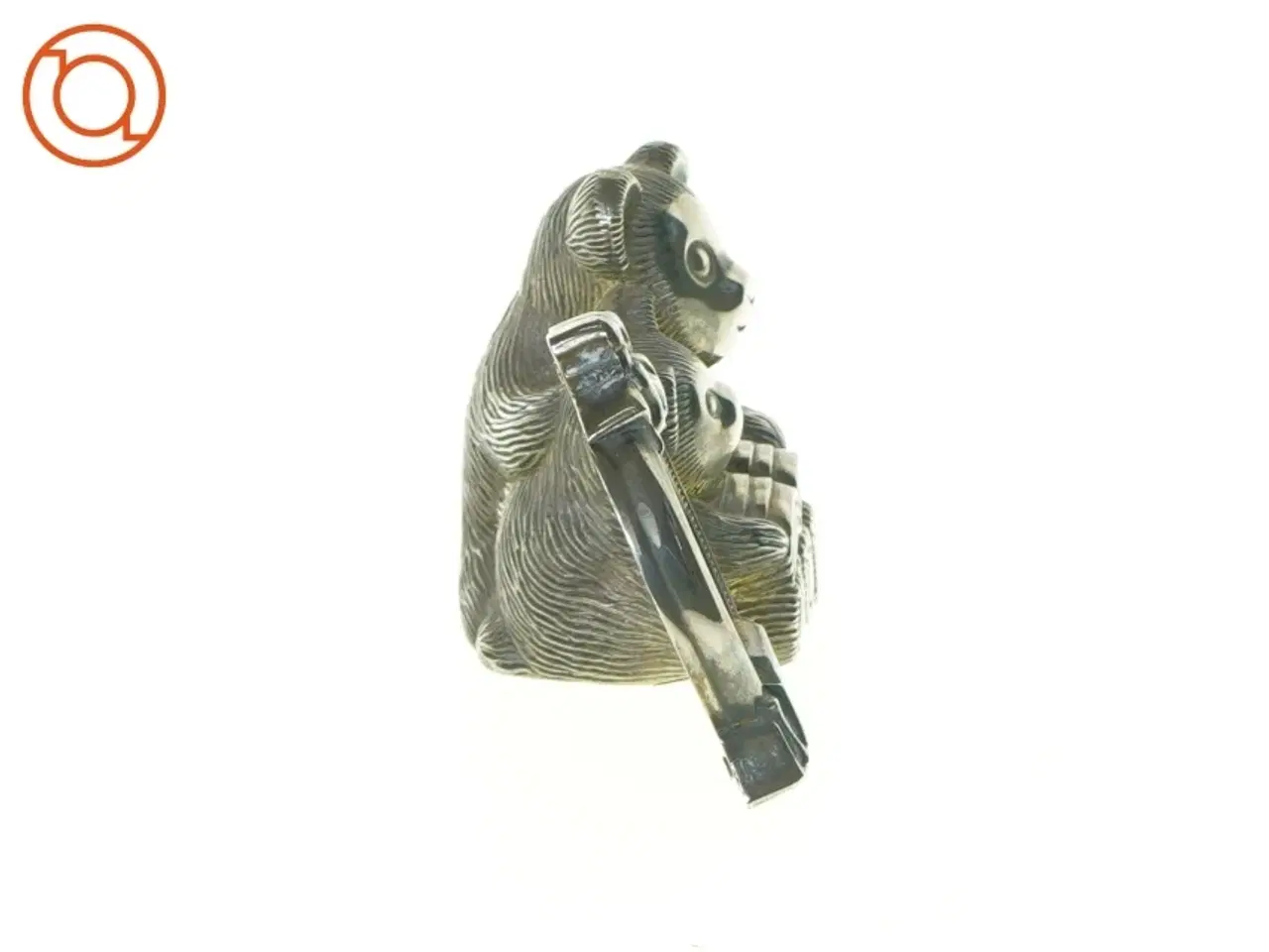 Billede 4 - Sparegris, metal bamse (str. 11 x 6 x 8 cm)