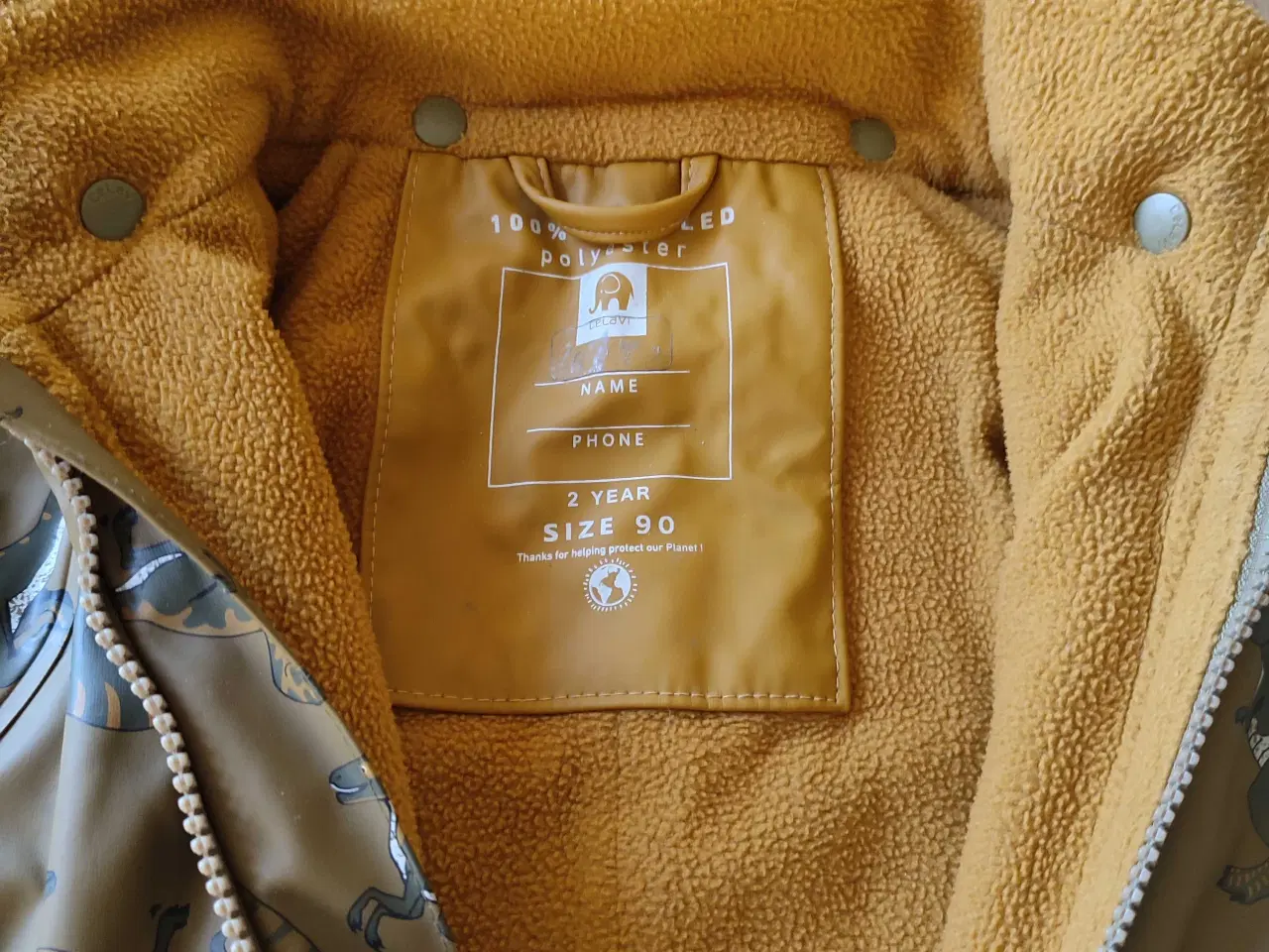 Billede 2 - Regndragt med fleecefoer fra CeLaVi