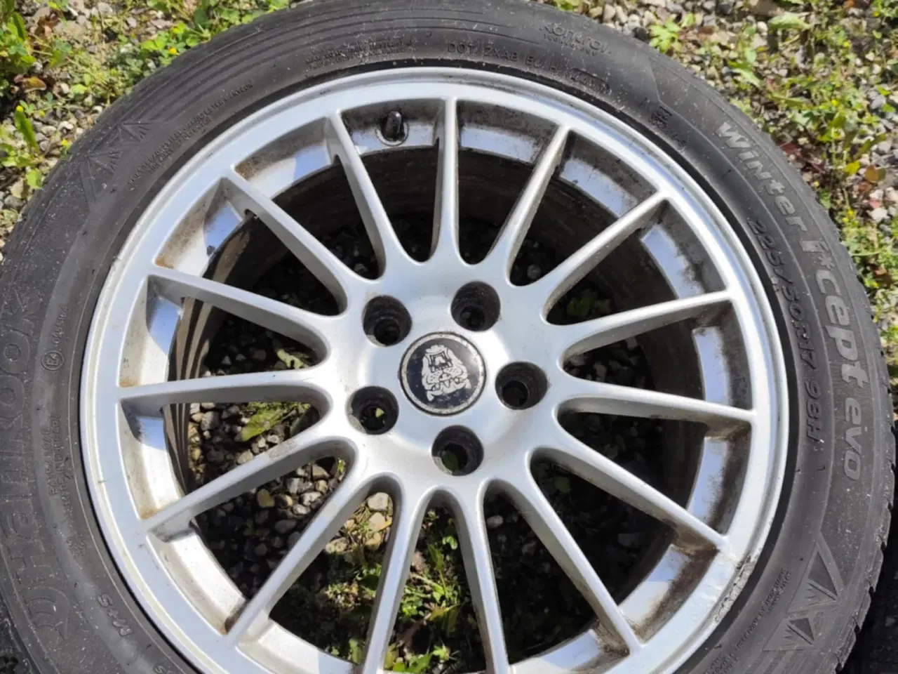 Billede 3 - Jaguar alufælge med vinterdæk