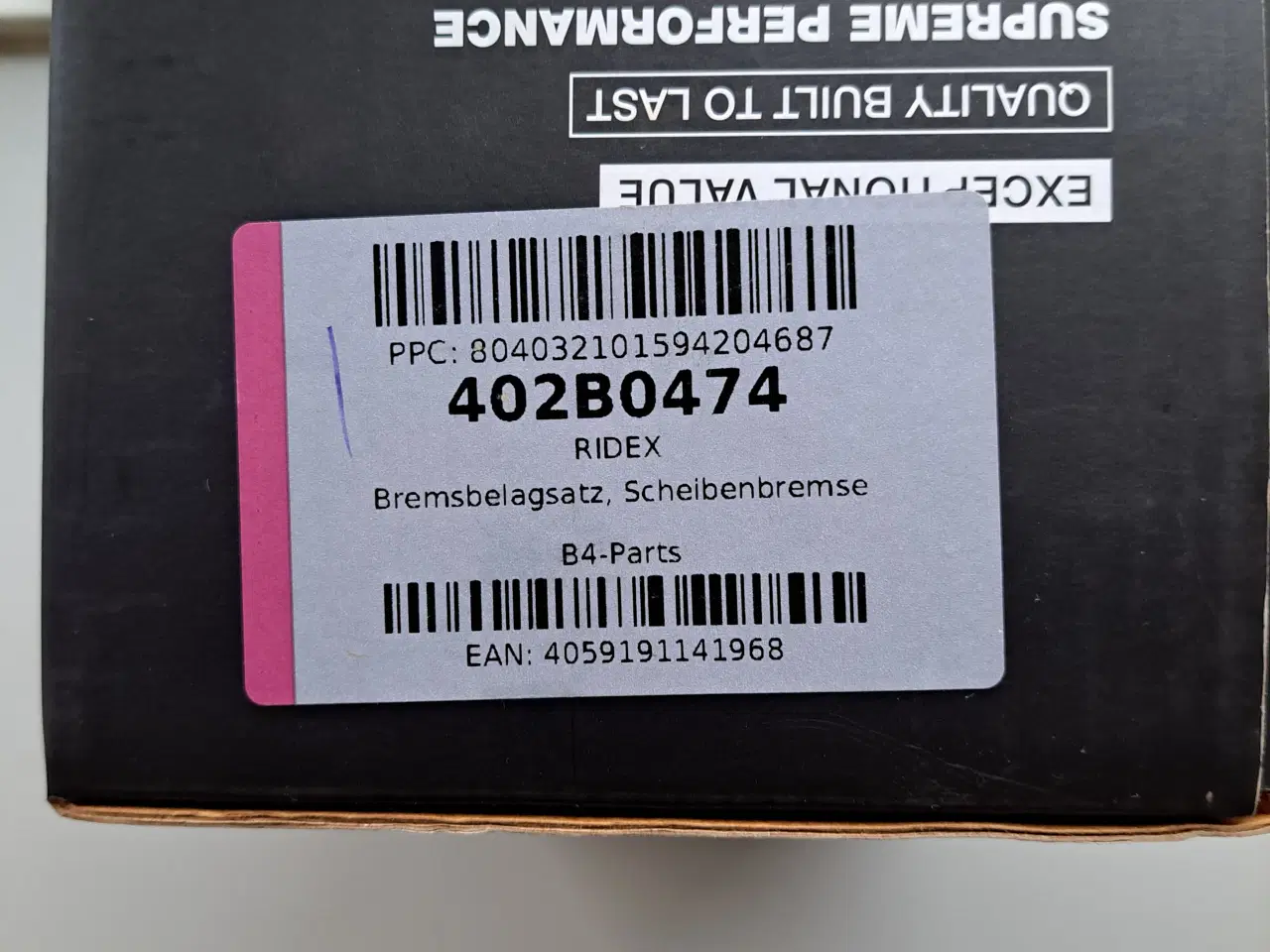 Billede 4 - Bremseklodser til foraksel VW UP!, SEAT MII, SKODA