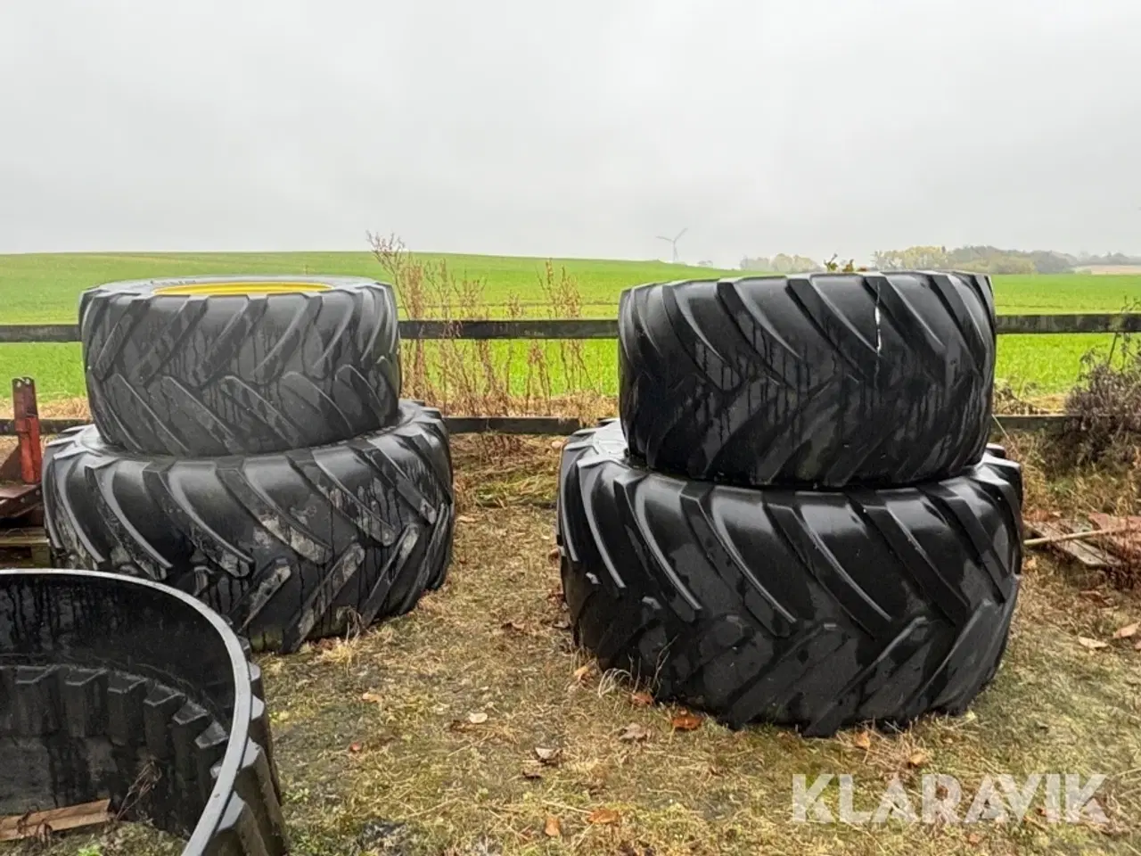 Billede 4 - Traktordæk til John Deere Michelin - fuldt sæt til for og bag