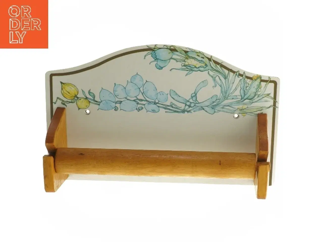 Billede 1 - Vintage Vægholder til køkkenrulle (str. 29x17 cm)