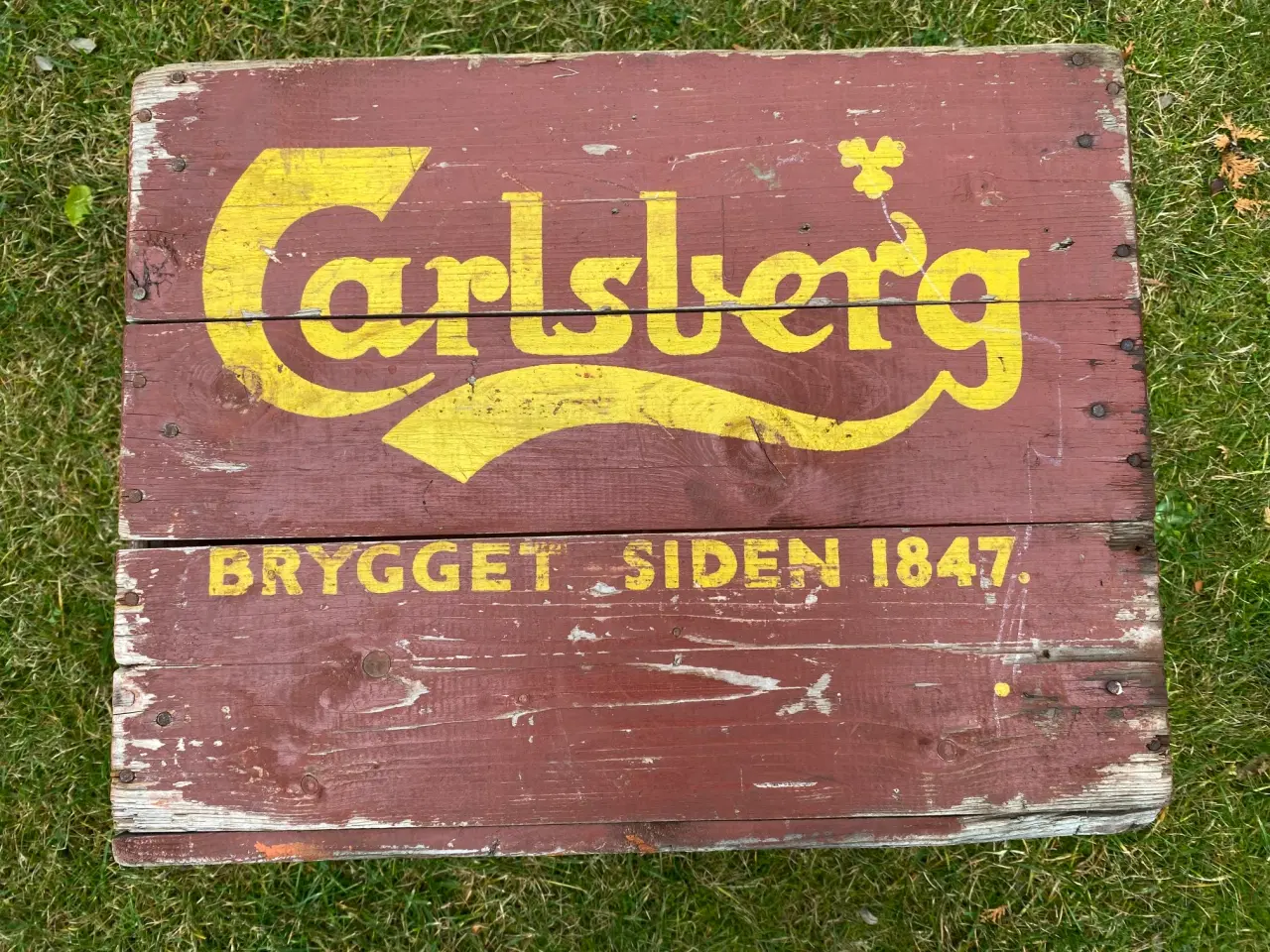 Billede 4 - Ølkasse i træ fra bryggeriet Carlsberg