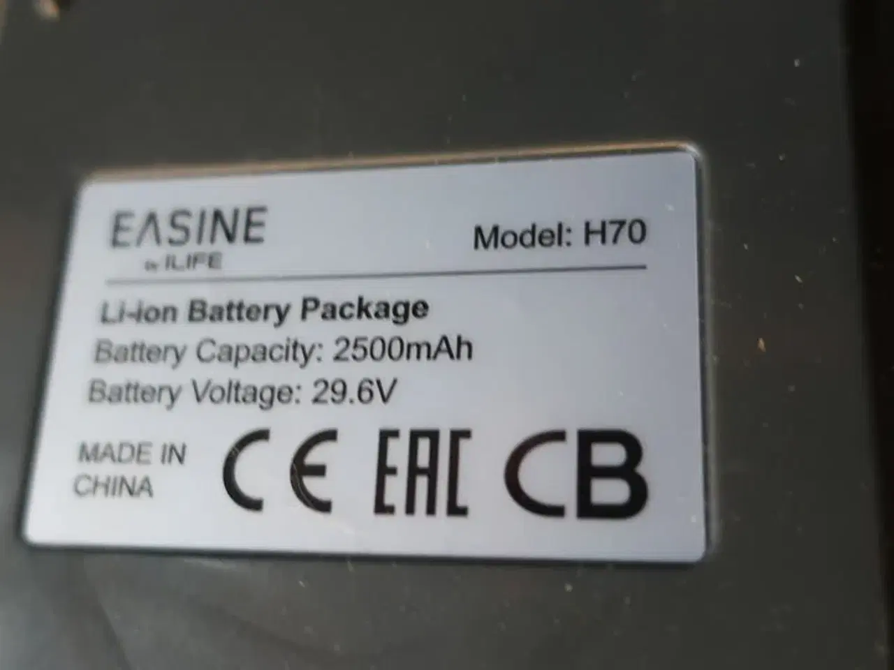 Billede 4 - Støvsuger (akku) ILIFE EASINE H70