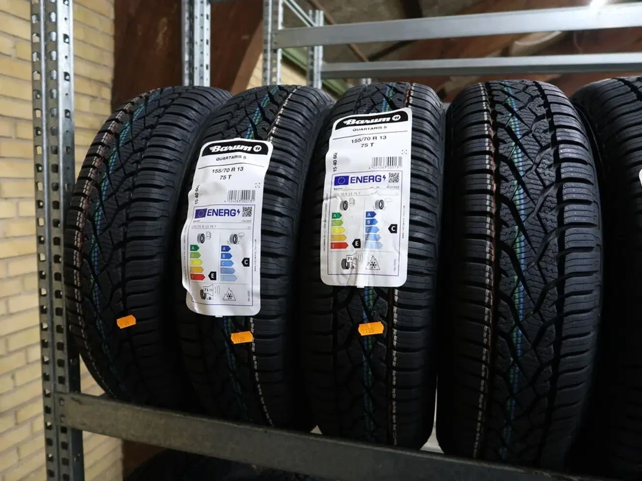 Billede 1 - 4 stk. dæk BARUM 155/70R13 75T