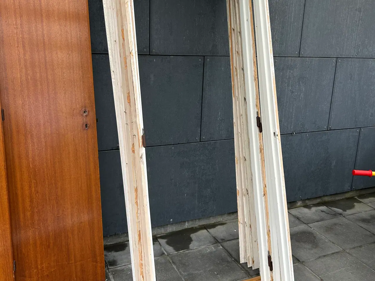 Billede 4 - Ældre teaktrædøre