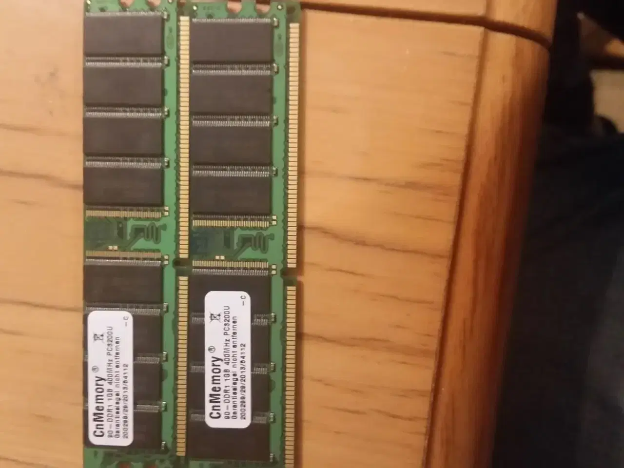 Billede 1 - DDR1 PC3200U 2x1GB
