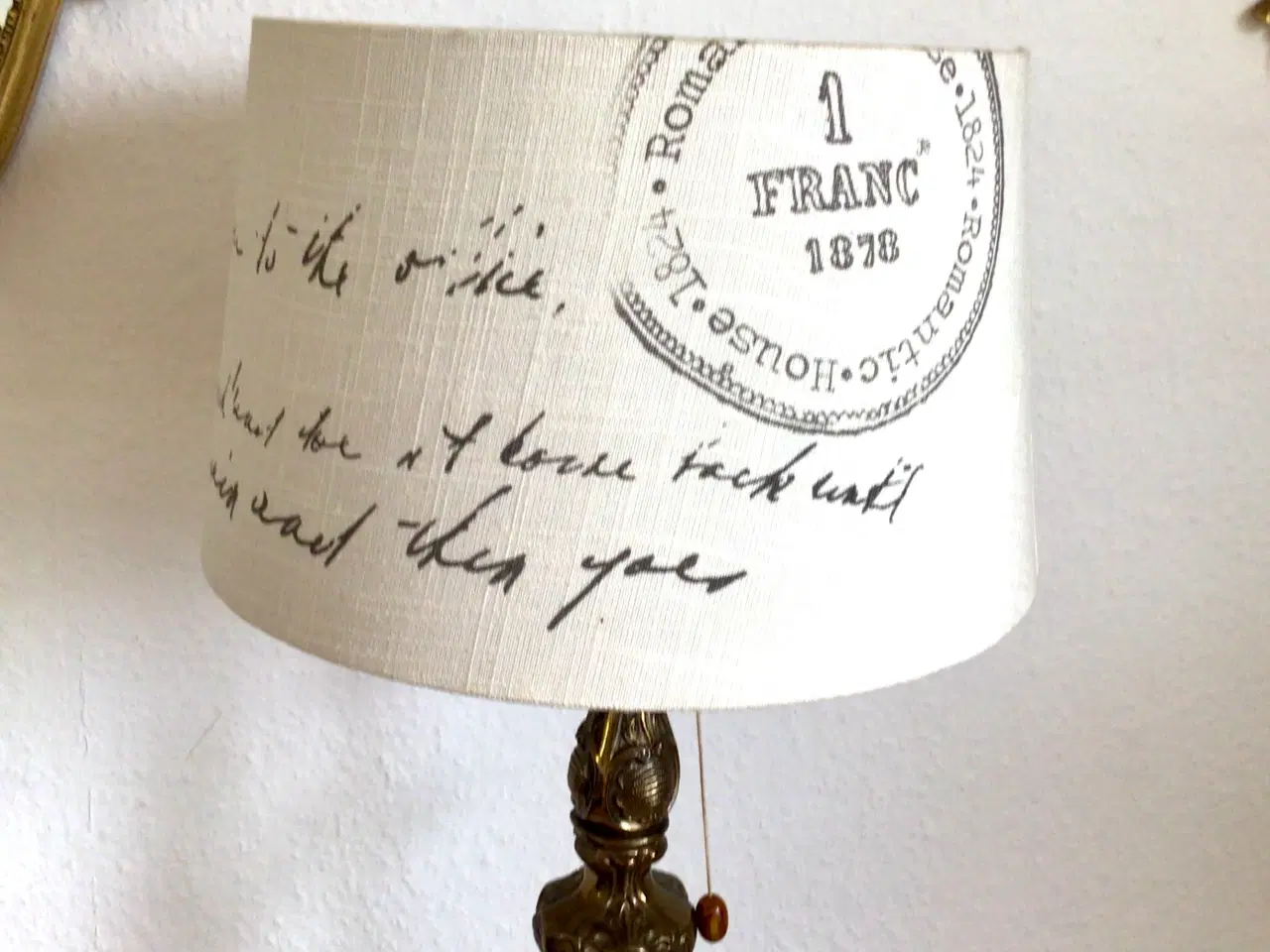 Billede 9 - Bordlampe i massiv messing