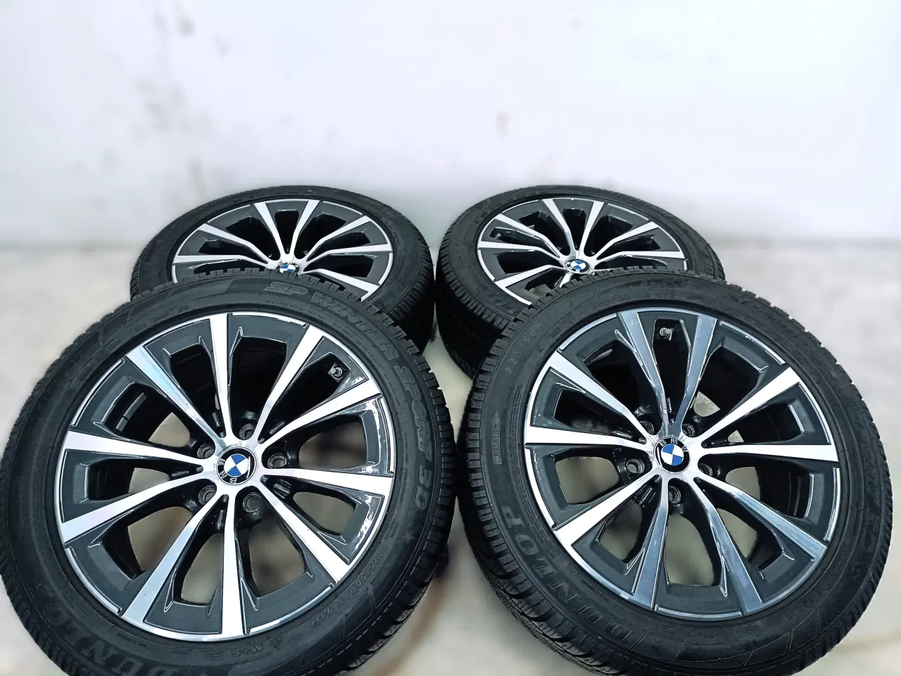 Billede 3 - 5x112 17" ET30 nav 66,6ø BMW vintersæt inkl.TPMS