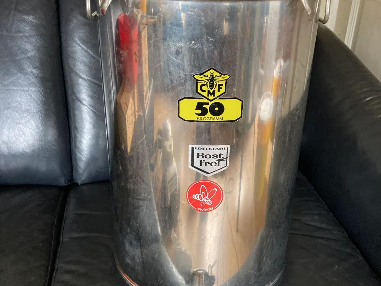Billede 1 - Tappespand 50 kilo rustfri