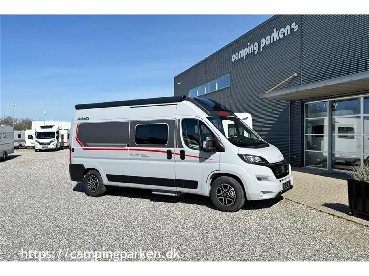 Billede 1 - 2024 - Dethleffs Globetrail CVD 600 ER Advantage   Smart Dethleffs camper van under 6 meter med enkeltsenge og automatgear