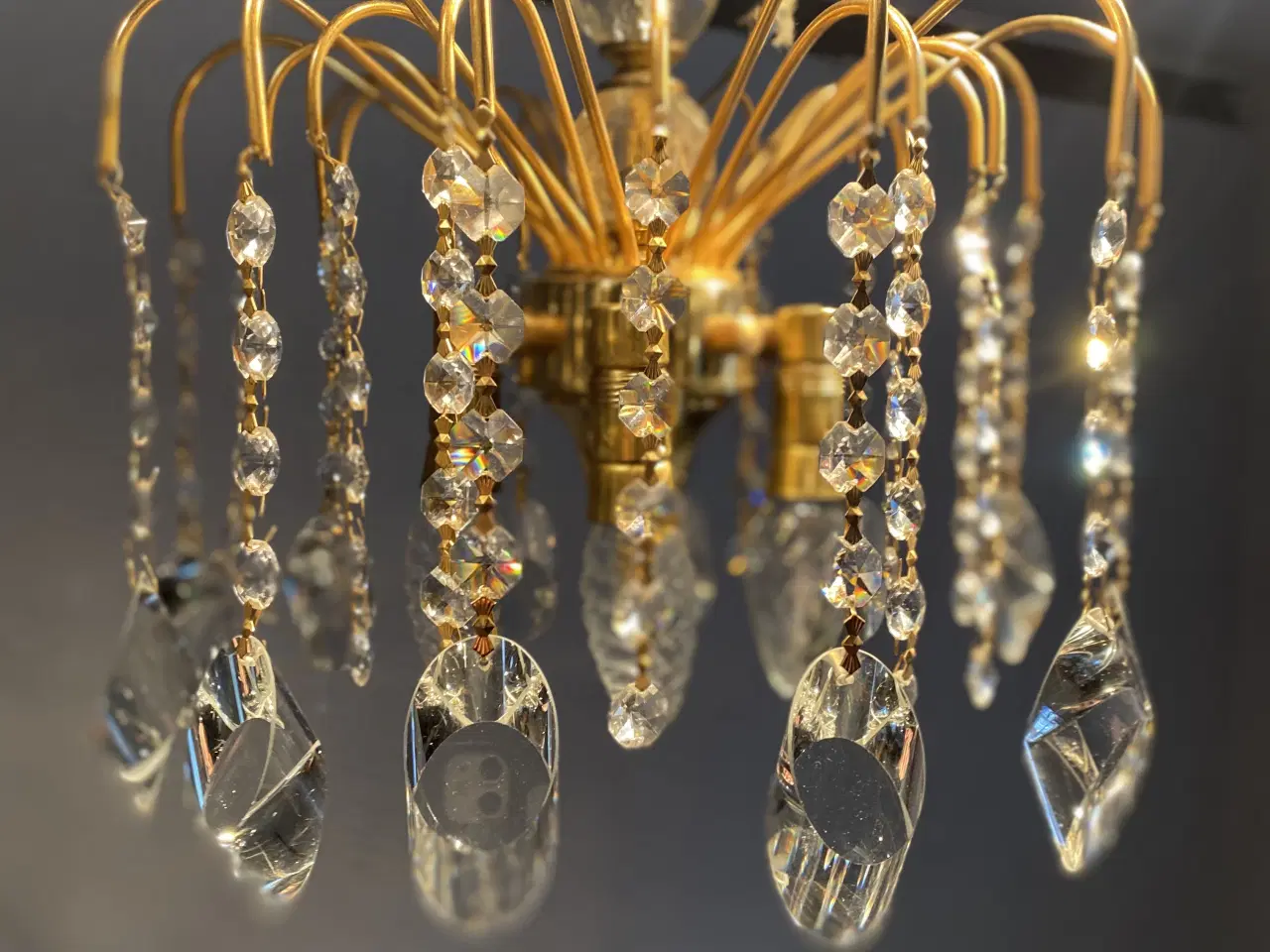 Billede 1 - Krystal Lysekrone