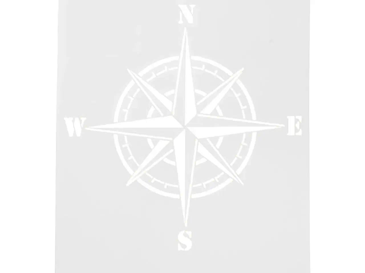 Billede 1 - A4 Stencil Kompas - Præcise Cirkler og Designs