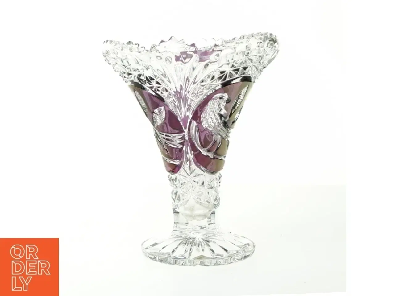 Billede 2 - Vase i krystal (str. 20 x 16 cm)